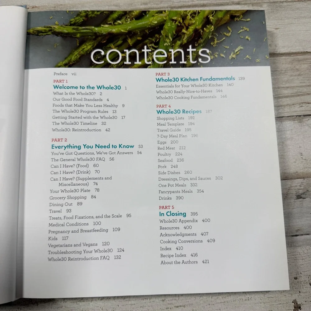 The Whole30 30-Day Guide Total Health Food Freedom Hartwig Hardcover Cookbook